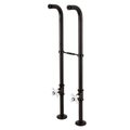 Kingston Brass CC266S5PX Freestanding Supply Line with Stop Valve, Oil Rubbed Bronze CC266S5PX